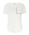 Brunello Cucinelli Item O-neck Short-sleeved T-shirt In White