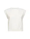 Brunello Cucinelli Women Ivory Cashmere Monili Sweater In White