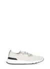 Brunello Cucinelli Ivory Cucinelli Cotton Sneakers In Neutral