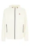 Brunello Cucinelli Ivory Stretch Nylon Jacket In White