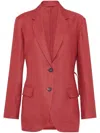 Brunello Cucinelli Hemp-linen Single-breasted Blazer