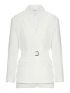 Brunello Cucinelli Women Linen Jacket With Belt And Precious Details