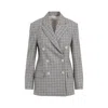 Brunello Cucinelli Double-breasted Virgin Wool Jacket With Check Pattern