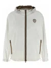 Brunello Cucinelli Precious Trims Casual Jackets And Parka White In Neutral