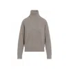 Brunello Cucinelli Wool Cashmere Silk Pullover In Gray