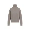 Brunello Cucinelli Wool Cashmere Silk Pullover In Gray