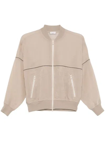 Brunello Cucinelli Jacket In Beige