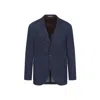 Brunello Cucinelli Single-breasted Denim Blazer In Black