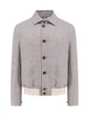 Brunello Cucinelli Jacket In Blue