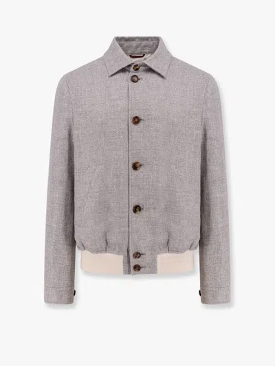 Brunello Cucinelli Jacket In Blue