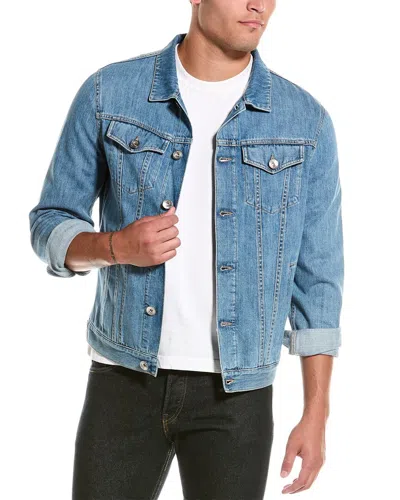 Brunello Cucinelli Blue Denim Cotton Jacket