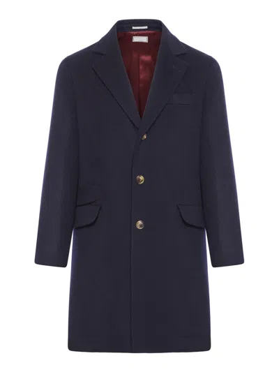 Brunello Cucinelli Jacket In Navy