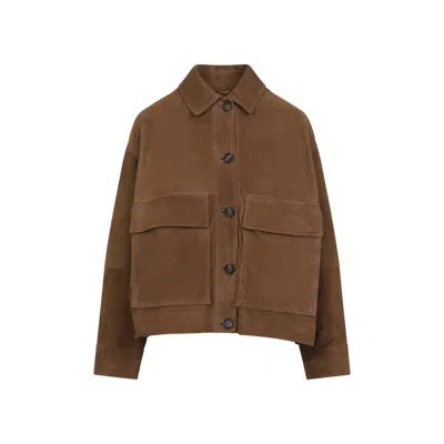 Brunello Cucinelli Jacket In Brown