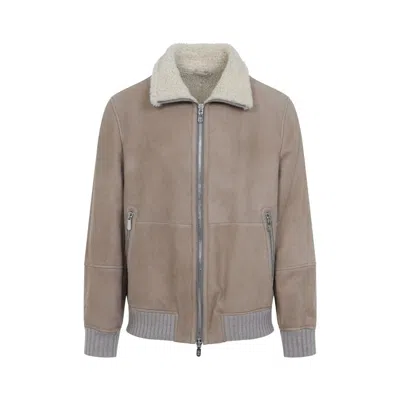 Brunello Cucinelli Jacket In Brown