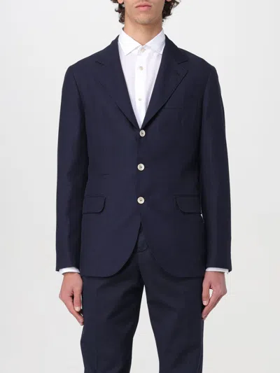 BRUNELLO CUCINELLI JACKET BRUNELLO CUCINELLI MEN COLOR BLUE,F54866009