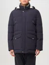 Brunello Cucinelli Quilted Padded Shell Hooded Down Parka In Blau