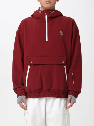 BRUNELLO CUCINELLI JACKET BRUNELLO CUCINELLI MEN COLOR BURGUNDY,H30887050