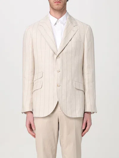BRUNELLO CUCINELLI BLAZER BRUNELLO CUCINELLI MEN COLOR CREAM,G50708078