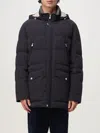 Brunello Cucinelli Men Knit Insert Down Jacket In Black