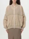 Brunello Cucinelli Cotton Organza Bomber Jacket In Beige