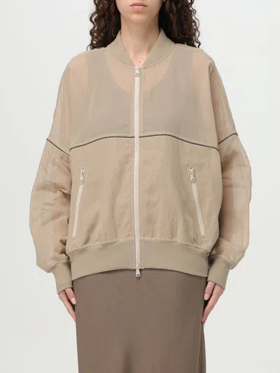 BRUNELLO CUCINELLI JACKET BRUNELLO CUCINELLI WOMAN COLOR BEIGE,G54118022