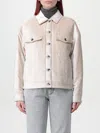 Brunello Cucinelli Bead-embellished Cotton-blend Velvet Jacket In Neutral