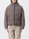 Brunello Cucinelli Lame Wool Down Jacket In Brown