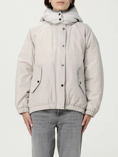 BRUNELLO CUCINELLI JACKET BRUNELLO CUCINELLI WOMAN COLOR GREY,H18221020