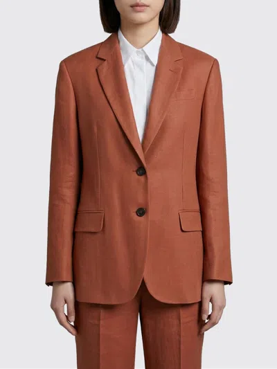 Brunello Cucinelli Blazer Woman  In Brown