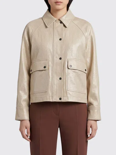 Brunello Cucinelli Jacket Woman  In Nude