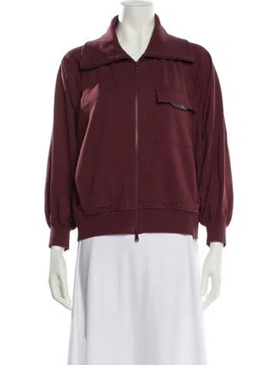 Pre-owned Brunello Cucinelli Jacket In Burgundy