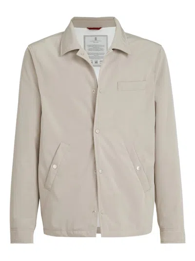 Brunello Cucinelli Jacket Clothing In Brown