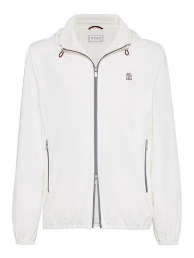BRUNELLO CUCINELLI CHAQUETA CASUAL - CREMA