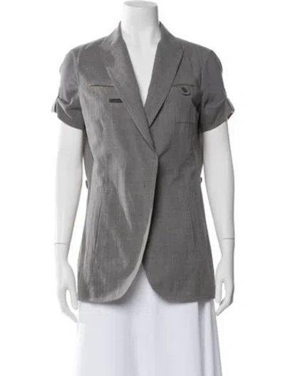 Pre-owned Brunello Cucinelli Jacket In Gray