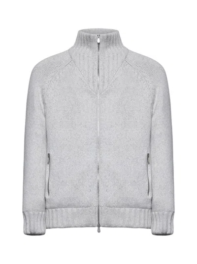 Brunello Cucinelli Turtleneck Sweater In Grey