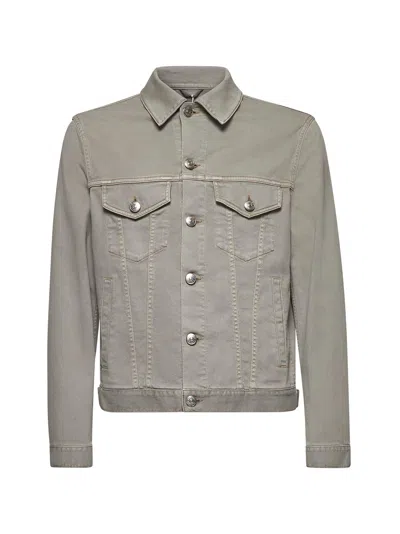 Brunello Cucinelli Essential Denim Jacket In Beige