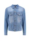 Brunello Cucinelli Tailored Jackets With Long Sleeves And Adjustable Hem In Light Denim