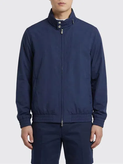 Brunello Cucinelli Jacket Men  In Blue