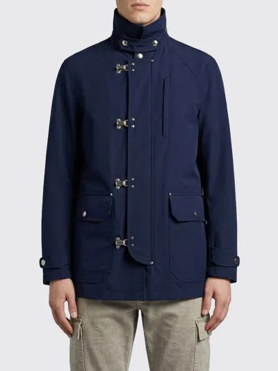 Brunello Cucinelli Jacket Men  In Blue