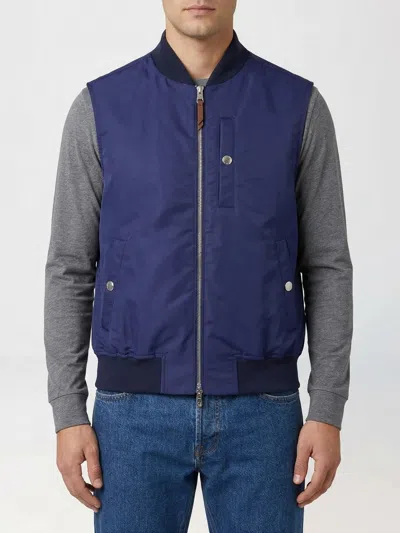 Brunello Cucinelli Jacket Men  In Blue