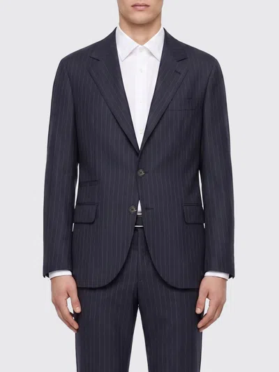 Brunello Cucinelli Jacket  Men Color Blue