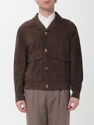 Brunello Cucinelli Jacket Men  In Brown