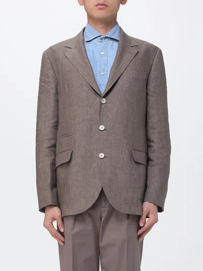 Brunello Cucinelli Jacket Men  In Brown