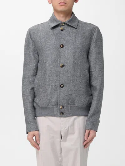 Brunello Cucinelli Jacket Men  In Gray