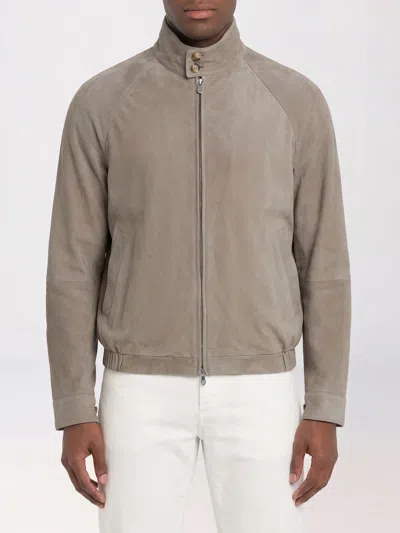 Brunello Cucinelli Jacket  Men Color Kaki In Gray