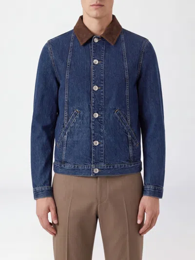 Brunello Cucinelli Jacket Men Color Blue