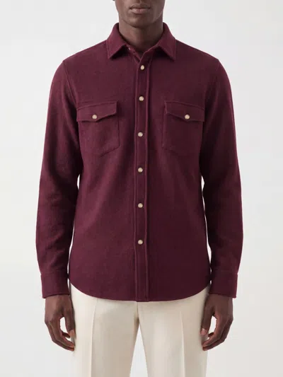 Brunello Cucinelli Jacket Men Color Burgundy