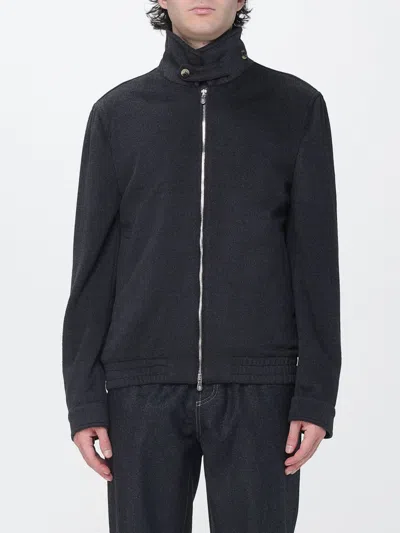Brunello Cucinelli Jacket Men Color Charcoal In Blue