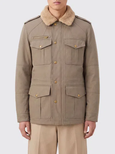 Brunello Cucinelli Jacket Men Color Green In Brown
