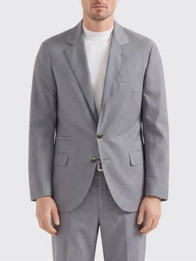 Brunello Cucinelli Jacket Men In Gray